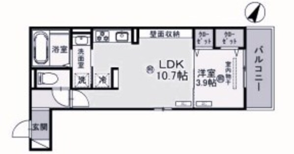 王子公園駅 徒歩12分 3階の物件間取画像